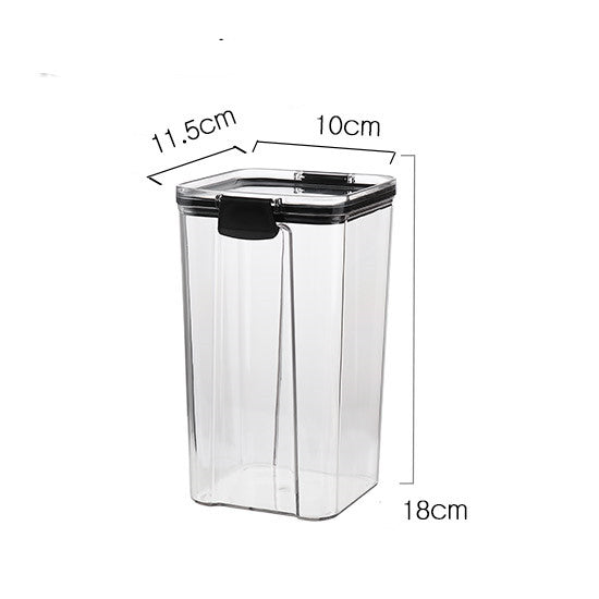 Transparent Plastic Storage Jars for Home Use