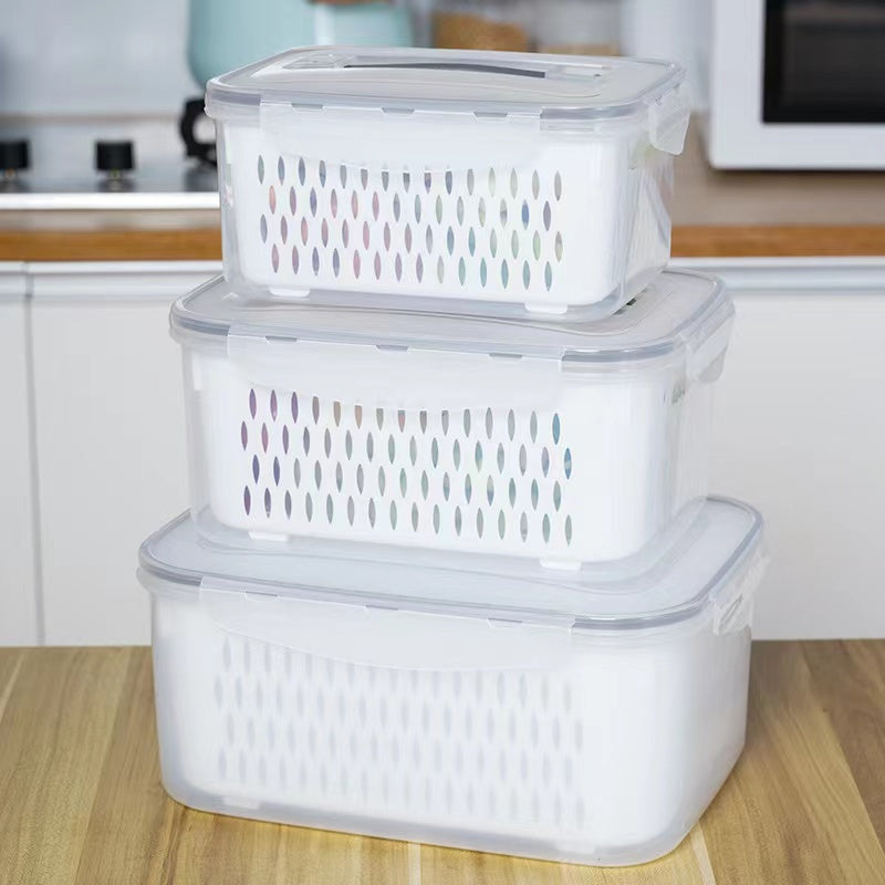 Fridge Organizer for Fresh Fruits and Vegetables Storage