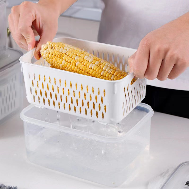 Fridge Organizer for Fresh Fruits and Vegetables Storage