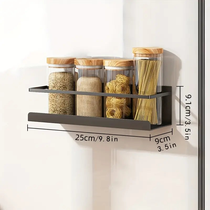 Magnetic Spice Rack Organizer for Fridge and Microwave