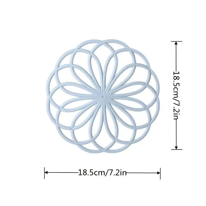4pcs Silicone Non-Slip Trivets for Hot Pots and Pans
