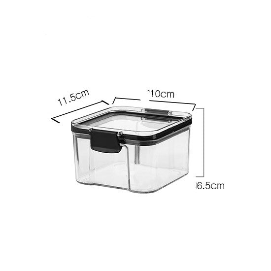 Transparent Plastic Storage Jars for Home Use