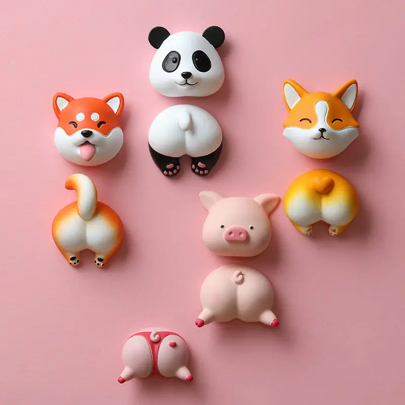 2pcs Set of Creative Animal Fridge Magnets