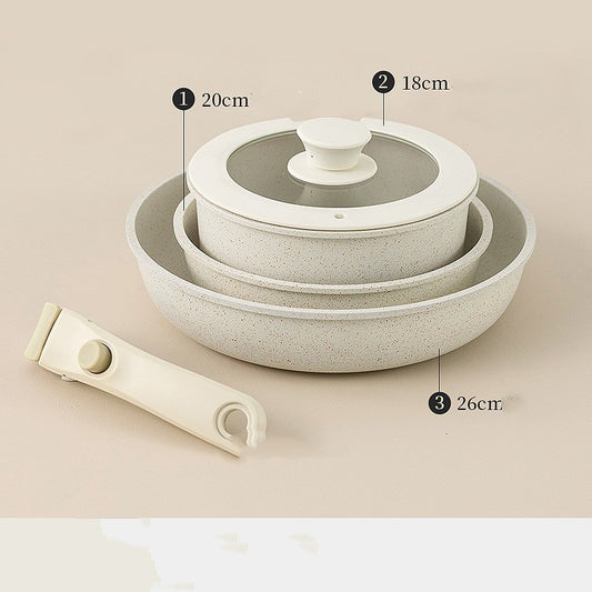 Complete Set of Household Frying Pans